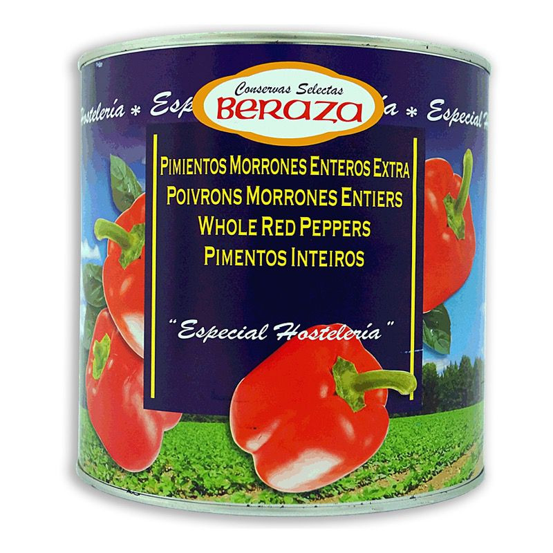 PIMIENTO ENTERO MORRÓN ASADO 6/3KG